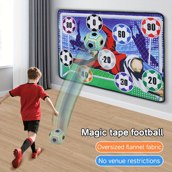 Soccer Ball Games Set for Youngsters, Indoor Outdoor Soccer Goal Target Toss Game for Backyard, Sport Toys Soccer Gifts for Youngsters Boys Girls 3+ Years Old Birthday Christmas