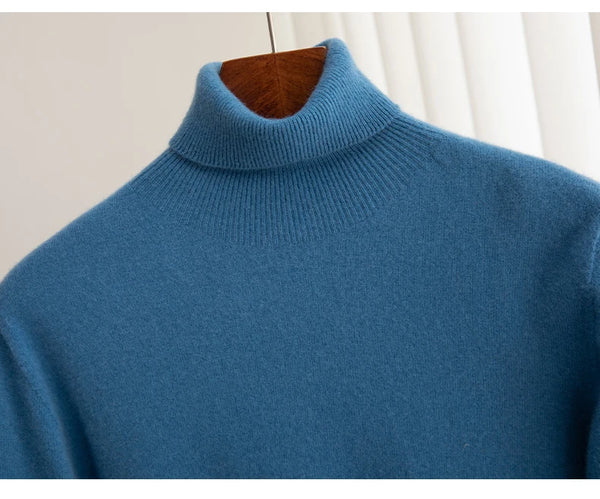 Men's Turtleneck Wool Sweater