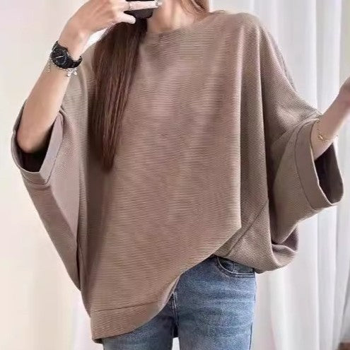 Ribbed Stripe Sleeveless Pullover Top