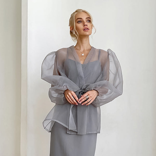 Loose Sexy Solid Cardigan Top