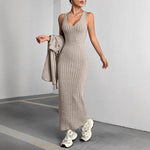 Hoodie Vest Skirt Two-Piece Set