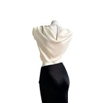 Elegant Folded Pullover Top