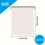 Transparent Drawstring Shoe Bags 10pcs