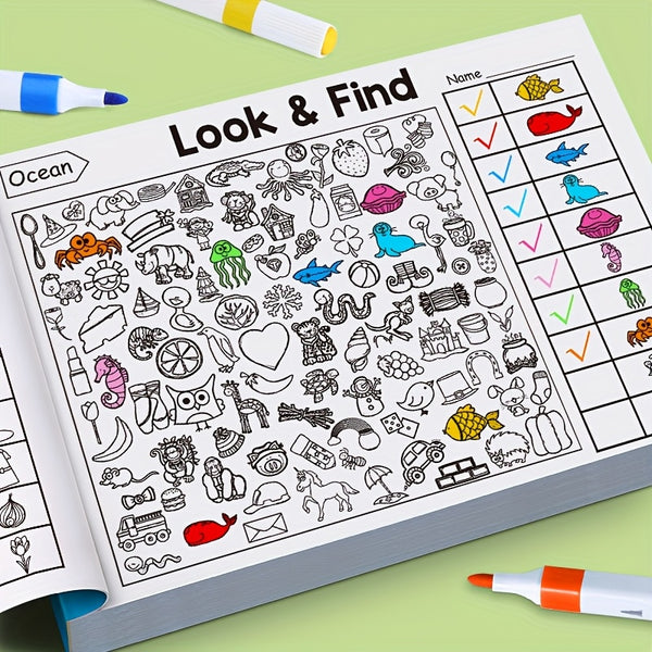 Kids' Hidden Object Activity Book