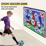 Soccer Ball Games Set for Youngsters, Indoor Outdoor Soccer Goal Target Toss Game for Backyard, Sport Toys Soccer Gifts for Youngsters Boys Girls 3+ Years Old Birthday Christmas