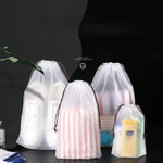 Transparent Drawstring Shoe Bags 10pcs