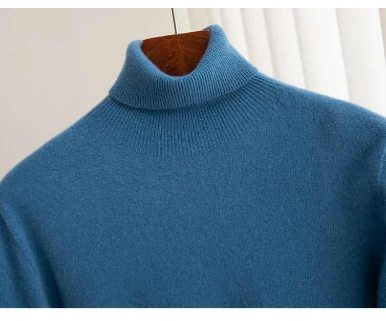 Men's Turtleneck Wool Sweater