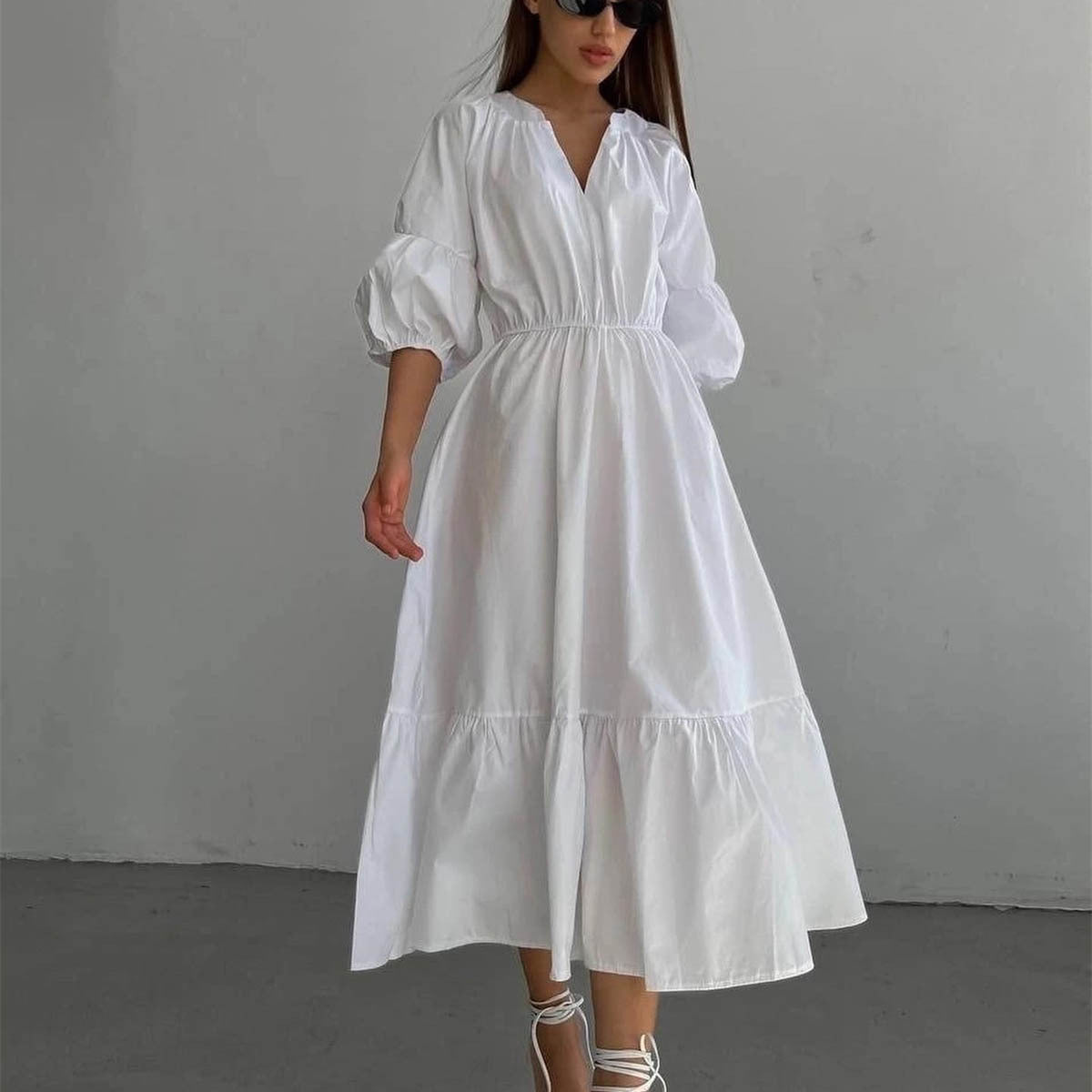 French Style Casual Women Dress