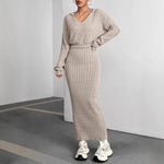 Hoodie Vest Skirt Two-Piece Set