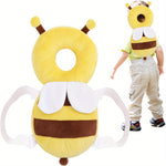 Baby Toddler Head Protection Pillow, Baby Walking Anti-Fall Pillow, Breathable Head Protection Pad, Little Bee Head Protection Anti-Fall Hat