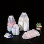 Transparent Drawstring Shoe Bags 10pcs