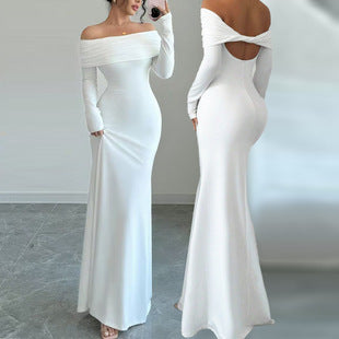 Off-Shoulder Slim Sexy Sheath Dress
